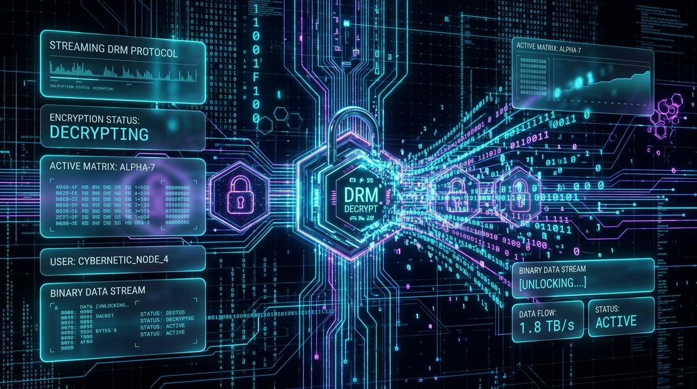 Streaming DRM Cyber Interface